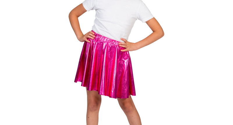 e-carnavalskleding-SYK Disco rok Sophie roze kinderen