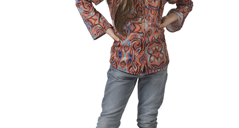 e-carnavalskleding-SYK Disco Seventies Shirt unisex
