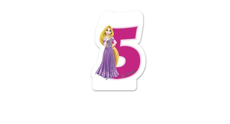 e-carnavalskleding-SYK Disney Princess Happy Birthday kaars 5 jaar