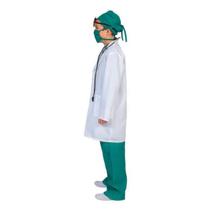 e-carnavalskleding-SYK Dokter jas pak David kinderen uniseks