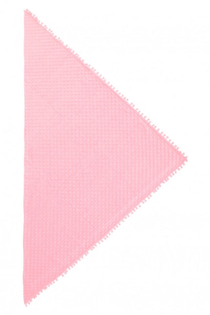 e-carnavalskleding-SYK Driehoek sjaal Bubble pastel roze