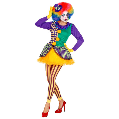 e-carnavalskleding-SYK Duivels joker jurkje dames