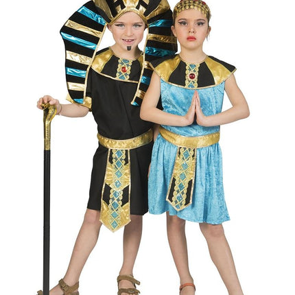 e-carnavalskleding-SYK Egyptische Farao pak jongen