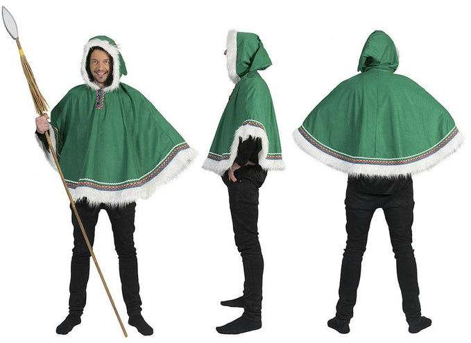 e-carnavalskleding-SYK Eskimo Kimi Heren cape
