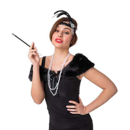 e-carnavalskleding-SYK Flapper set 4 delig Ellen