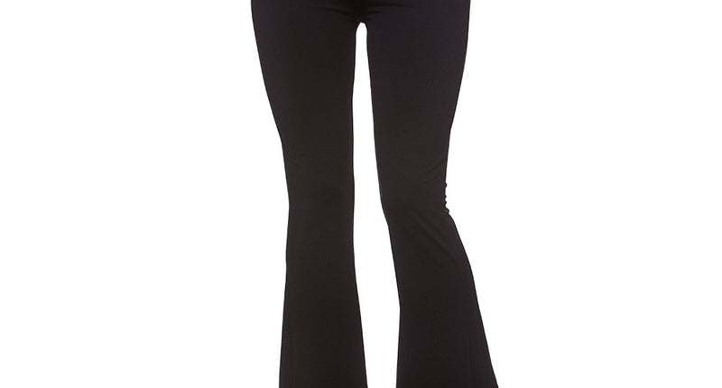 e-carnavalskleding-SYK Flare broek dames Whitney zwart