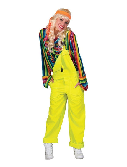 e-carnavalskleding-SYK Fluor gele party overalls