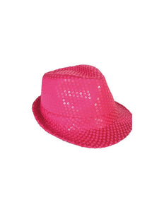 e-carnavalskleding-SYK Fluor roze hoed