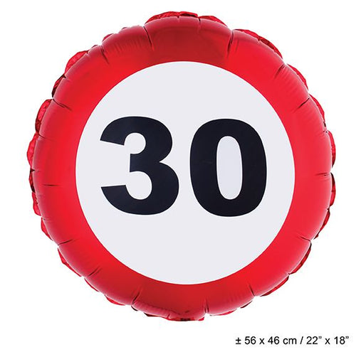 e-carnavalskleding-SYK Folie ballon leeftijd 30