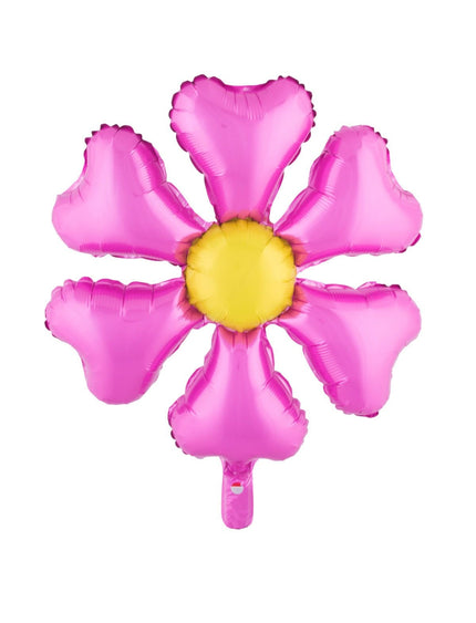 e-carnavalskleding-SYK Folie ballon roze bloem