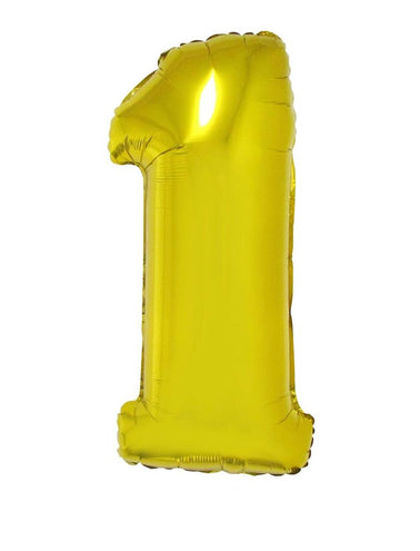 e-carnavalskleding-SYK Folieballon 102 cm goud