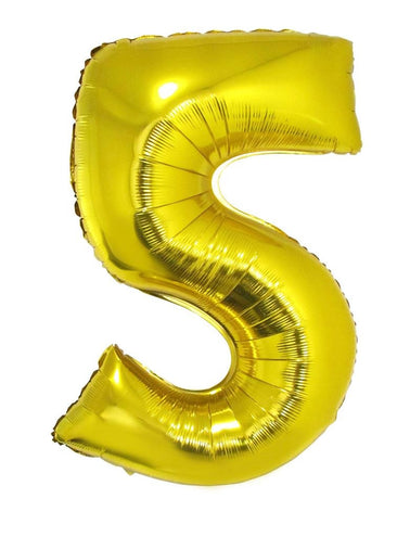 e-carnavalskleding-SYK Folieballon 102 cm goud