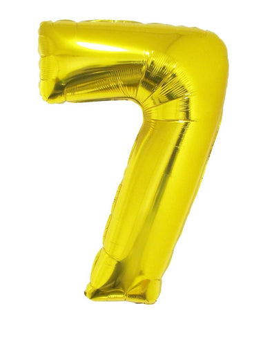 e-carnavalskleding-SYK Folieballon 102 cm goud