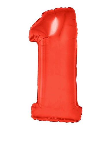 e-carnavalskleding-SYK Folieballon 102 cm rood