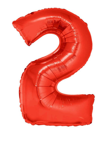 e-carnavalskleding-SYK Folieballon 102 cm rood
