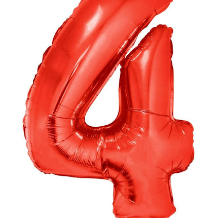 e-carnavalskleding-SYK Folieballon 102 cm rood
