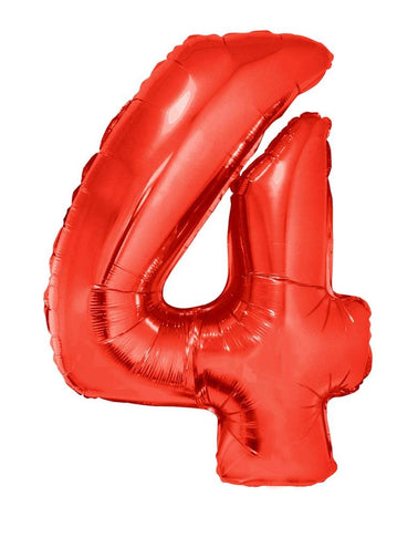 e-carnavalskleding-SYK Folieballon 102 cm rood