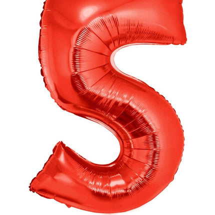 e-carnavalskleding-SYK Folieballon 102 cm rood