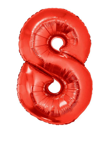 e-carnavalskleding-SYK Folieballon 102 cm rood