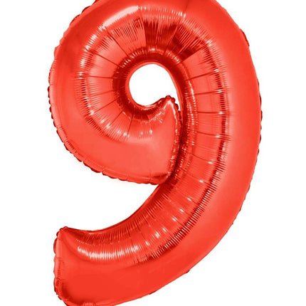 e-carnavalskleding-SYK Folieballon 102 cm rood