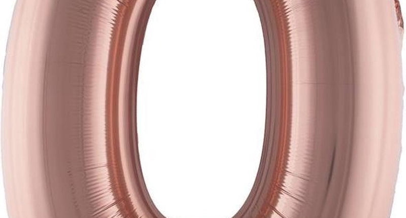 e-carnavalskleding-SYK Folieballon 102 cm rose goud