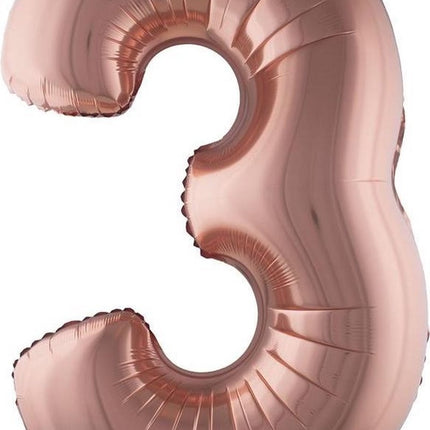 e-carnavalskleding-SYK Folieballon 102 cm rose goud