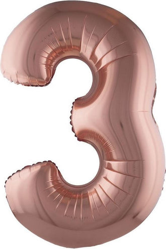 e-carnavalskleding-SYK Folieballon 102 cm rose goud