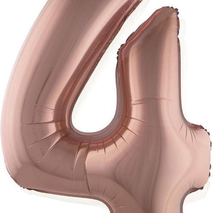 e-carnavalskleding-SYK Folieballon 102 cm rose goud