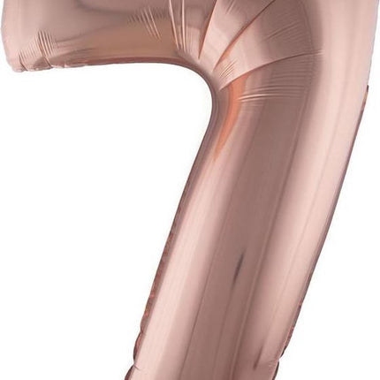 e-carnavalskleding-SYK Folieballon 102 cm rose goud