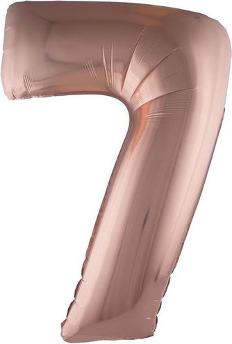 e-carnavalskleding-SYK Folieballon 102 cm rose goud