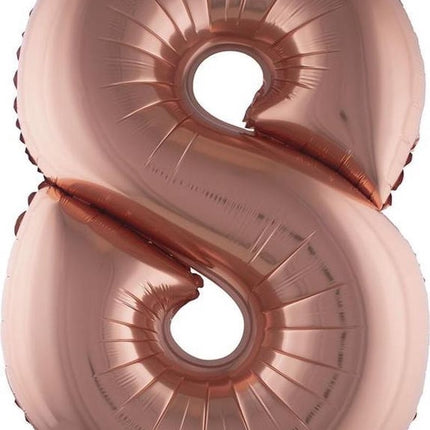 e-carnavalskleding-SYK Folieballon 102 cm rose goud