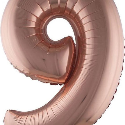 e-carnavalskleding-SYK Folieballon 102 cm rose goud