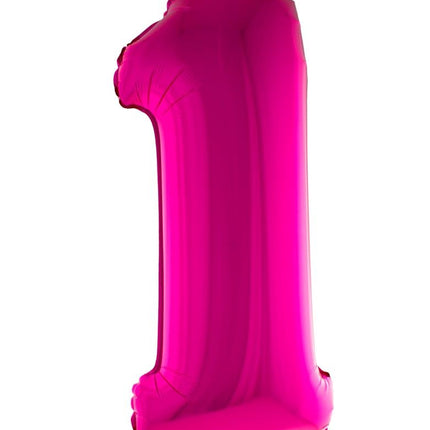e-carnavalskleding-SYK Folieballon 102 cm roze