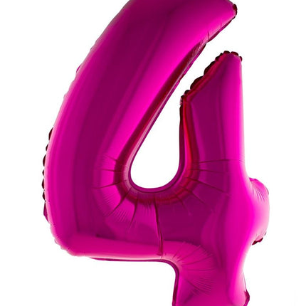 e-carnavalskleding-SYK Folieballon 102 cm roze