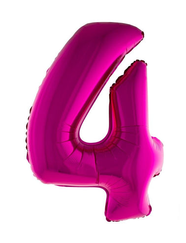 e-carnavalskleding-SYK Folieballon 102 cm roze