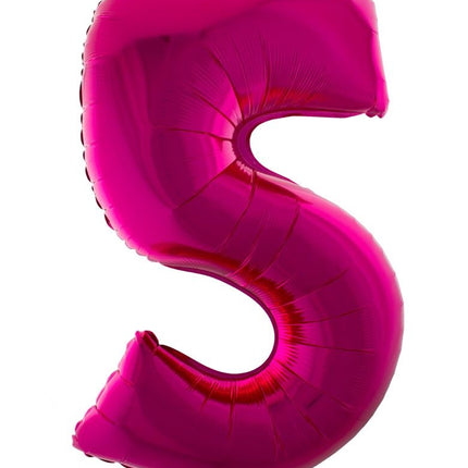 e-carnavalskleding-SYK Folieballon 102 cm roze