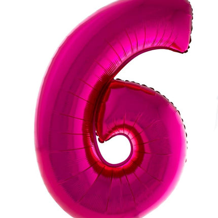 e-carnavalskleding-SYK Folieballon 102 cm roze