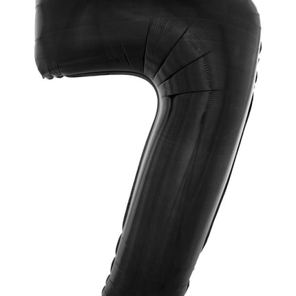 e-carnavalskleding-SYK Folieballon 102 cm zwart