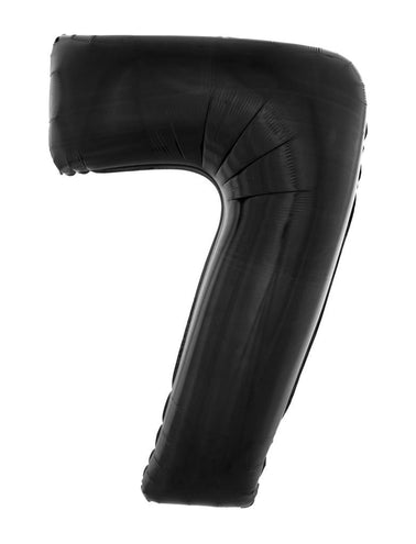e-carnavalskleding-SYK Folieballon 102 cm zwart