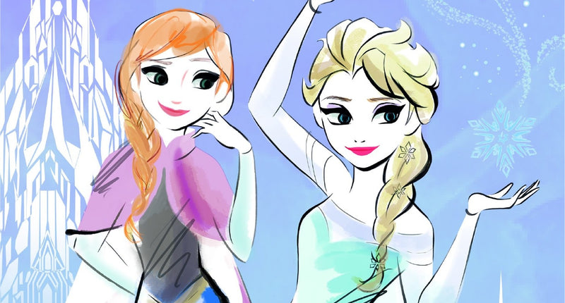 e-carnavalskleding-SYK Frozen Sparkle uitdeelzakjes kinderfeest 6 stuks