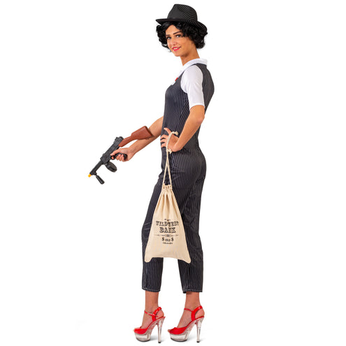 e-carnavalskleding-SYK Gangster pak dames gwen