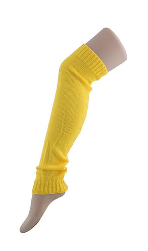 e-carnavalskleding-SYK Gele beenwarmers 60cm