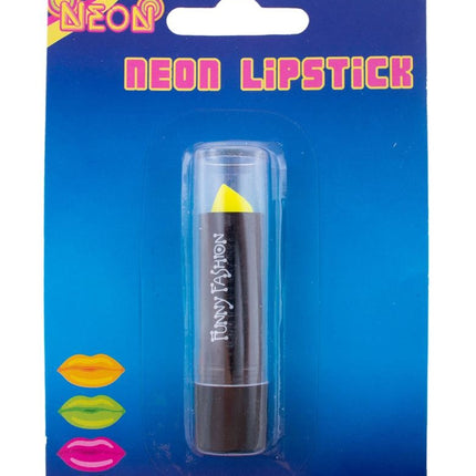 e-carnavalskleding-SYK Gele blacklight lippenstift
