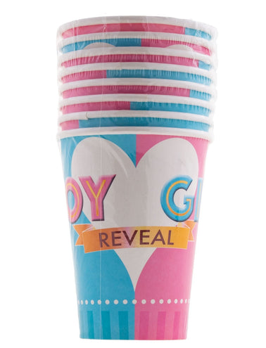e-carnavalskleding-SYK Gender Reveal bekers