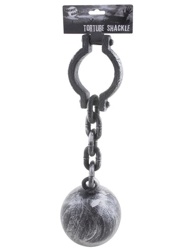 e-carnavalskleding-SYK Gevangene jumbo bal met ketting 55 cm