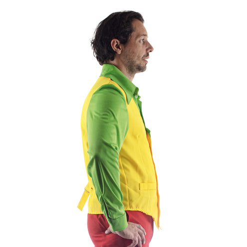 e-carnavalskleding-SYK Gilet Joker in geel