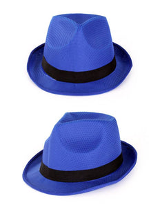 e-carnavalskleding-SYK Gleufhoedje populair blauw