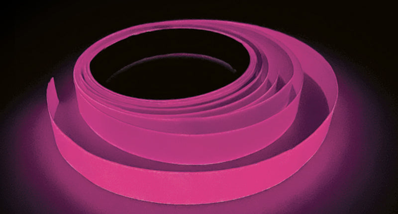 e-carnavalskleding-SYK Glow in the dark tape roze