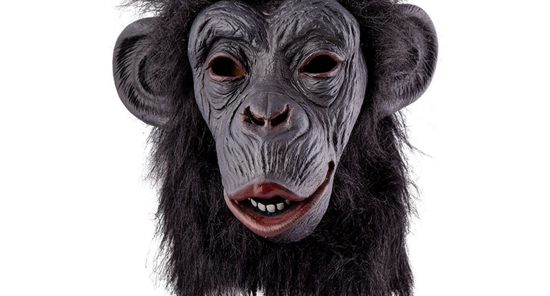 e-carnavalskleding-SYK Gorilla masker Rein latex