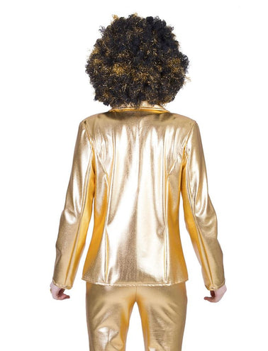e-carnavalskleding-SYK Gouden disco jasje Fever dames